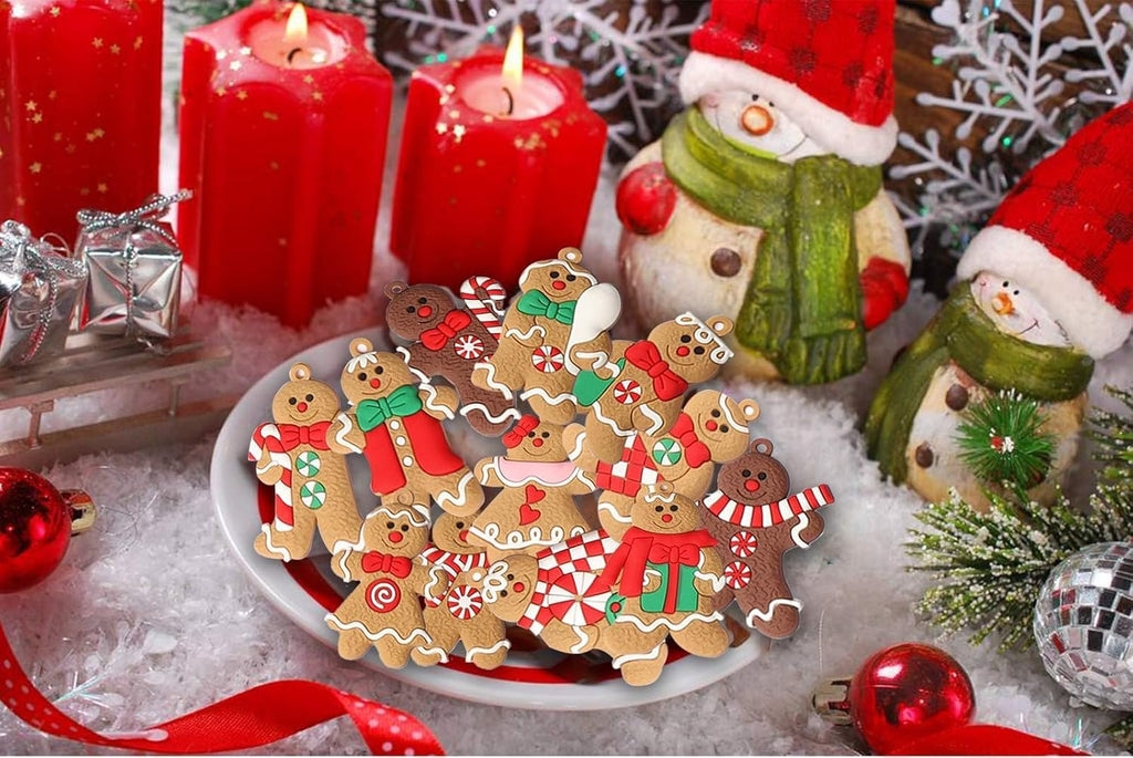 Set van 12 peperkoek ornamenten