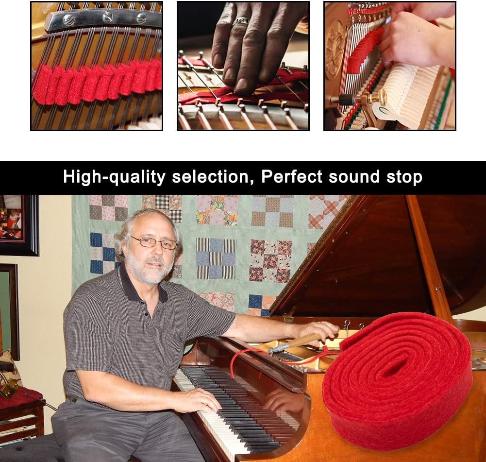 Professionele 16-delige piano stemset met opbergtas