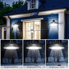 Draadloze solar LED lampenset met afstandsbediening