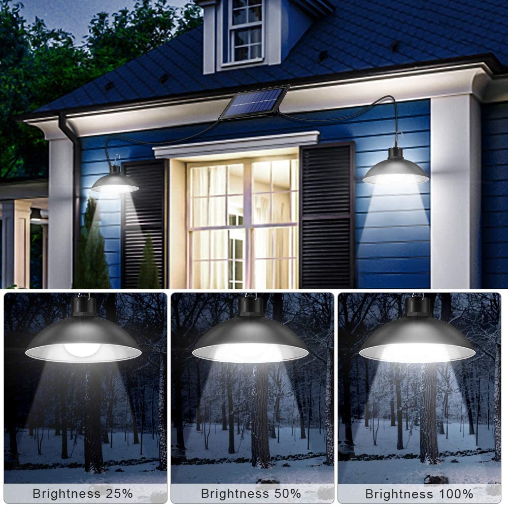 Draadloze solar LED lampenset met afstandsbediening
