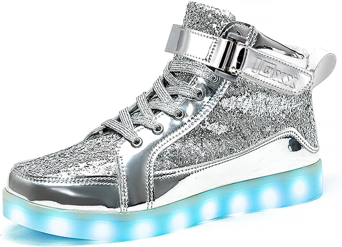 LED sneakers met oplaadbare verlichting