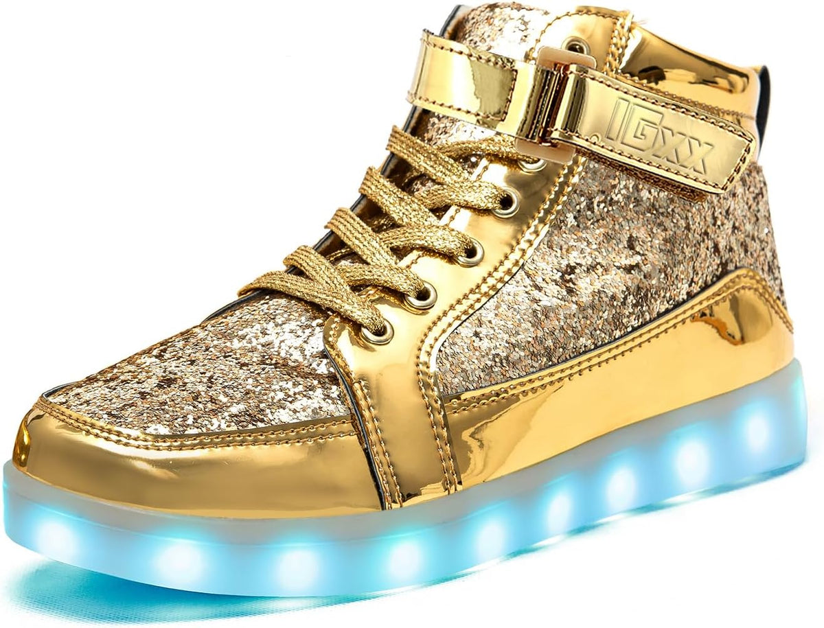 LED sneakers met oplaadbare verlichting