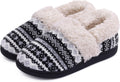 Winterse gebreide pantoffels