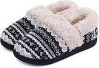 Winterse gebreide pantoffels