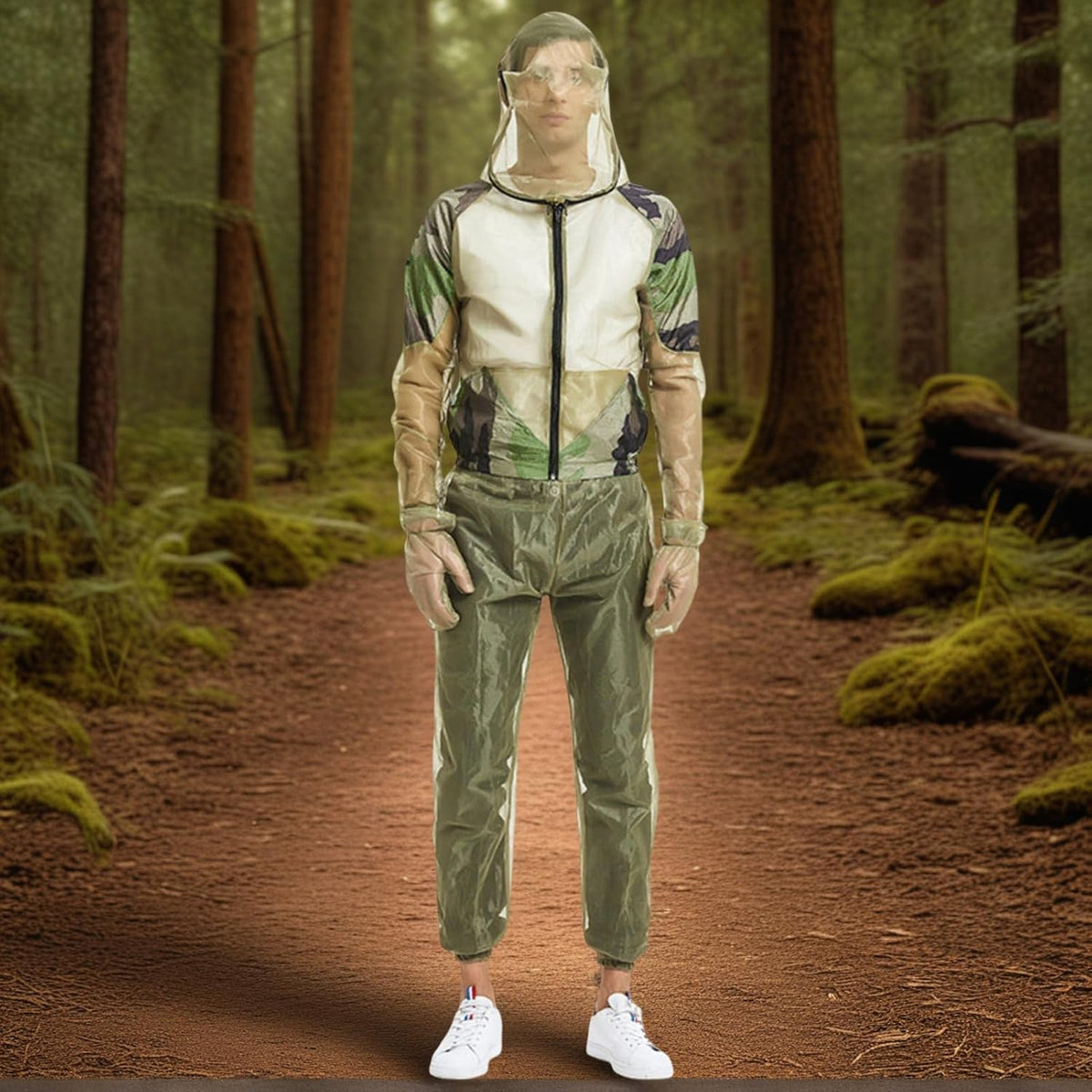 Beschermende vliegpak met jacket, broek en handschoenen — afbeelding 11