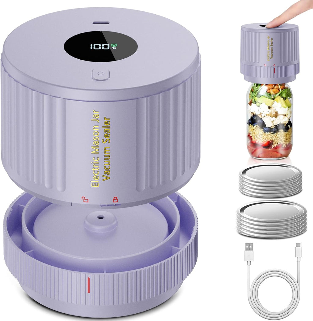 Elektrische vacumeerset voor Mason Jars
