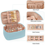 Reisvriendelijke make-up organizer, uitgerust met verdelers