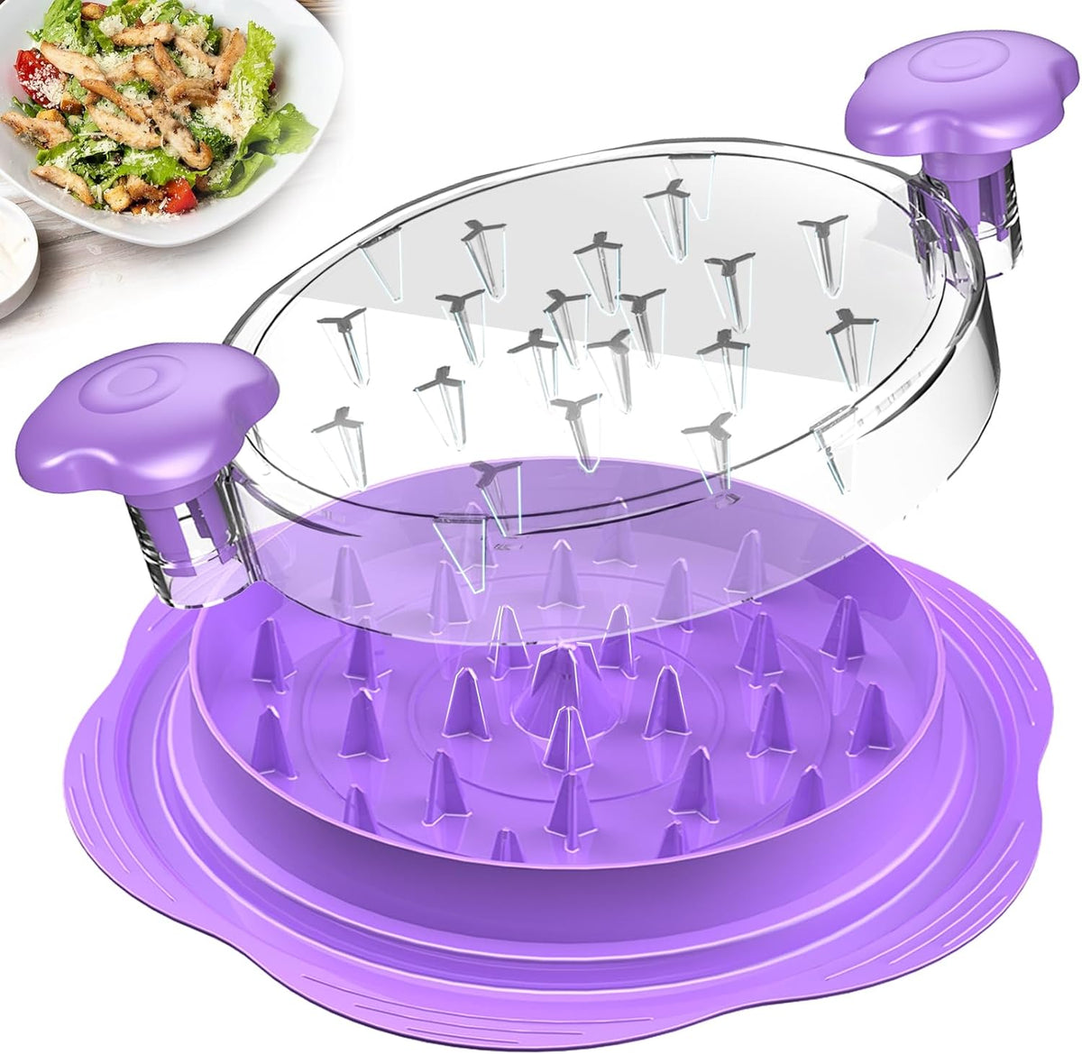 Ergonomische vleesversnipperaar