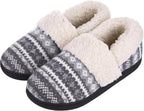 Winterse gebreide pantoffels