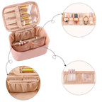 Reisvriendelijke make-up organizer, uitgerust met verdelers — afbeelding 10
