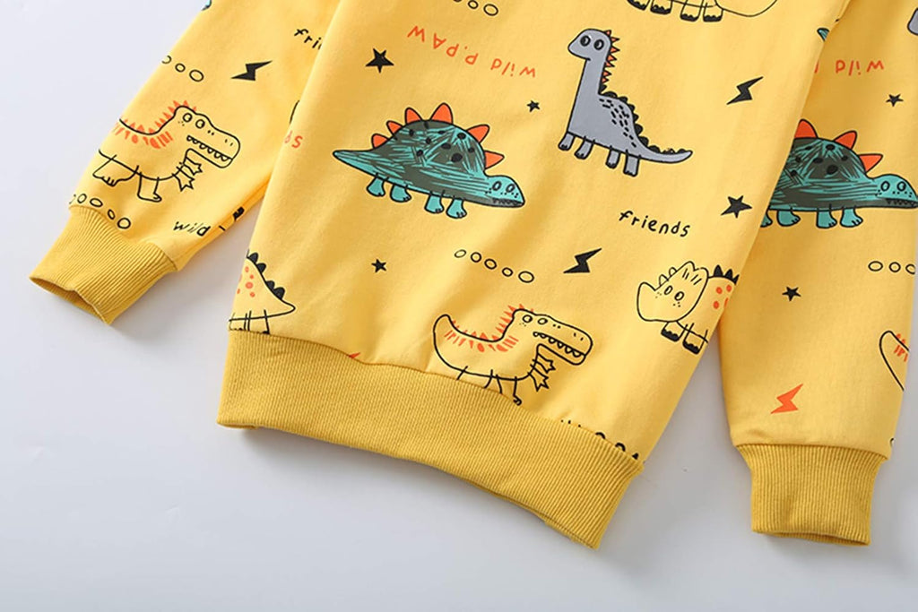 Kinderset: dinosaurus print jongens kledingset