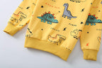 Kinderset: dinosaurus print jongens kledingset