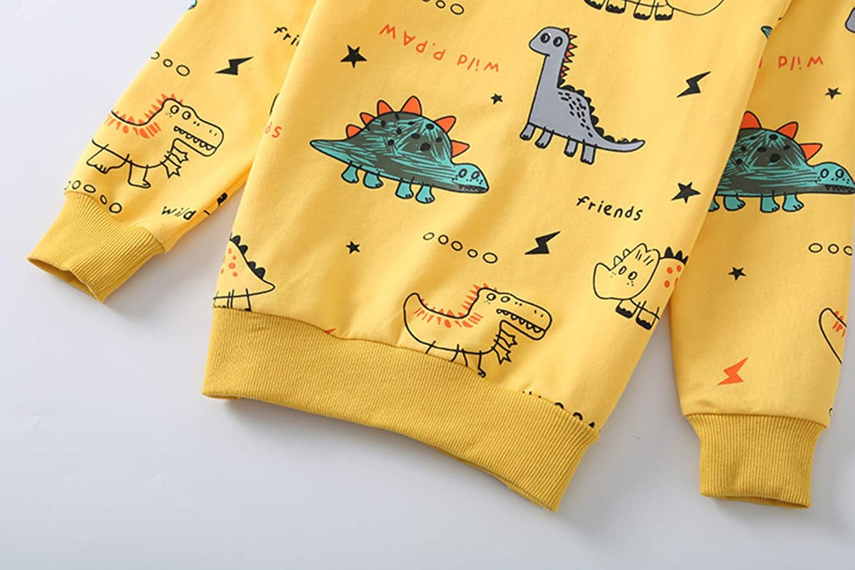Kinderset: dinosaurus print jongens kledingset