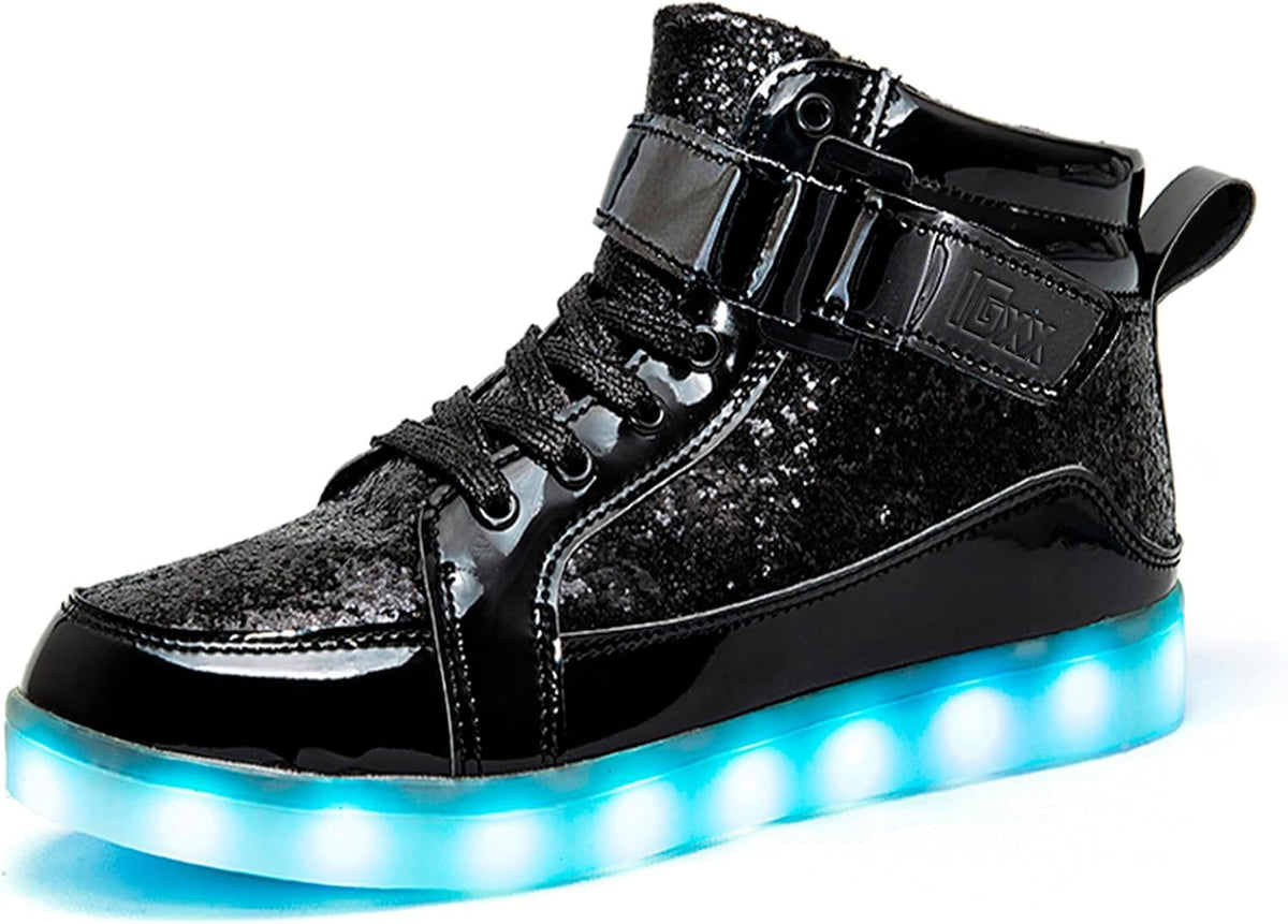 LED sneakers met oplaadbare verlichting