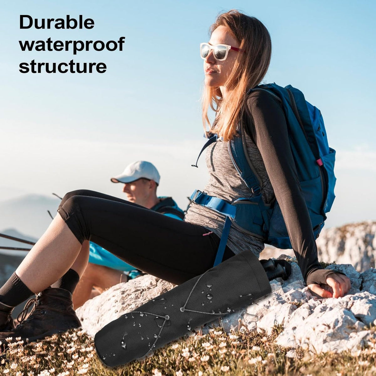 Lichtgewicht trekkingstok quiver tas