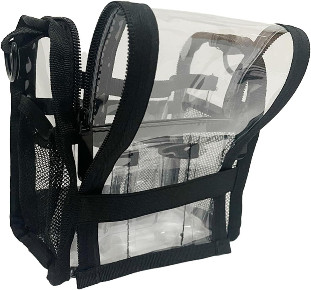 Grote transparante PVC make-up tas voor reizen en dagelijks gebruik