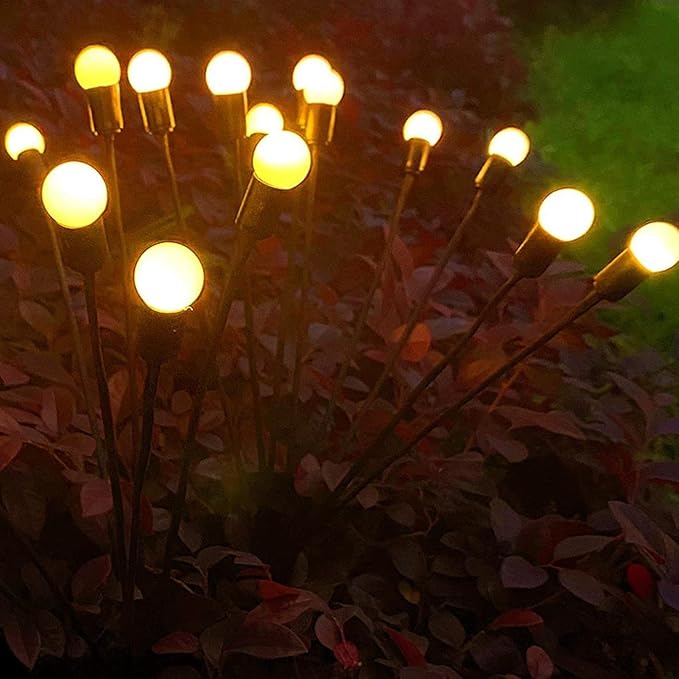 Zwevende solar tuinlampen met vuurvliegeffect