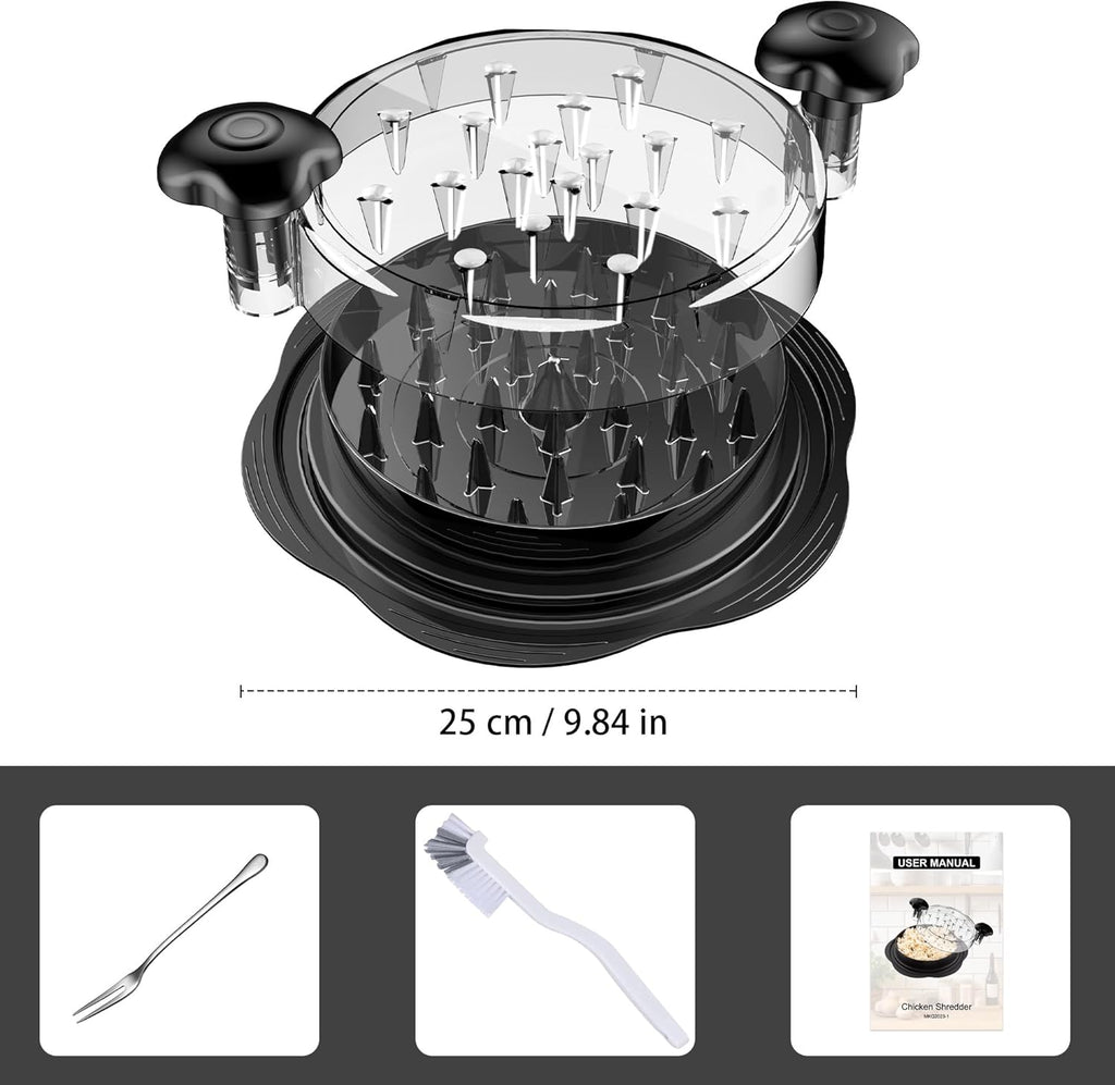 Ergonomische vleesversnipperaar