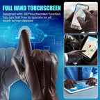 Touchscreen winterhandschoenen met kasjmier voering