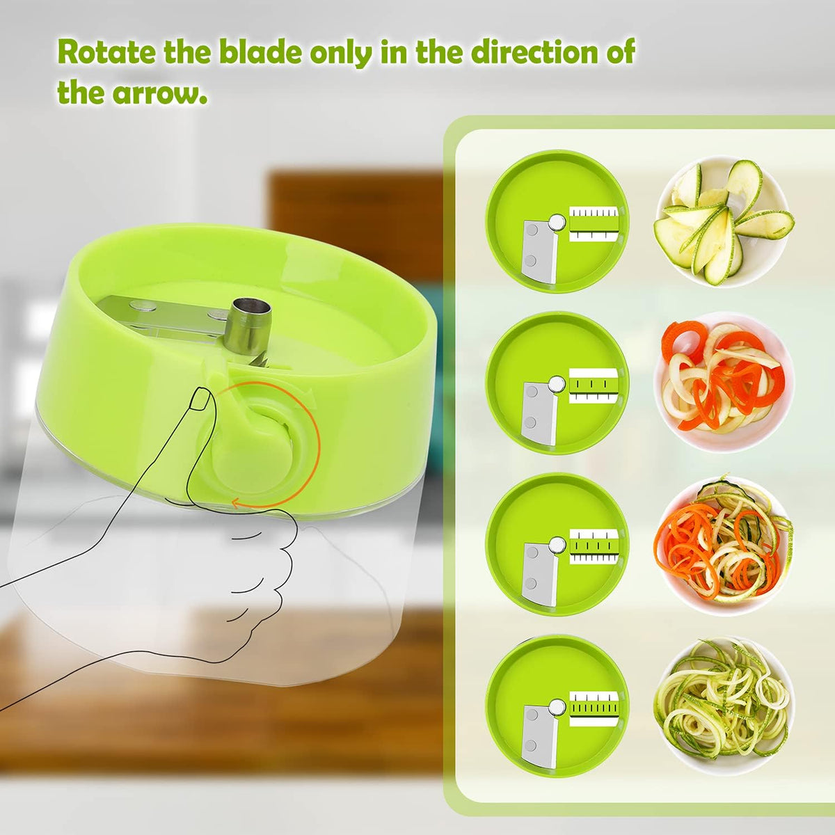 4-in-1 zoodle maker