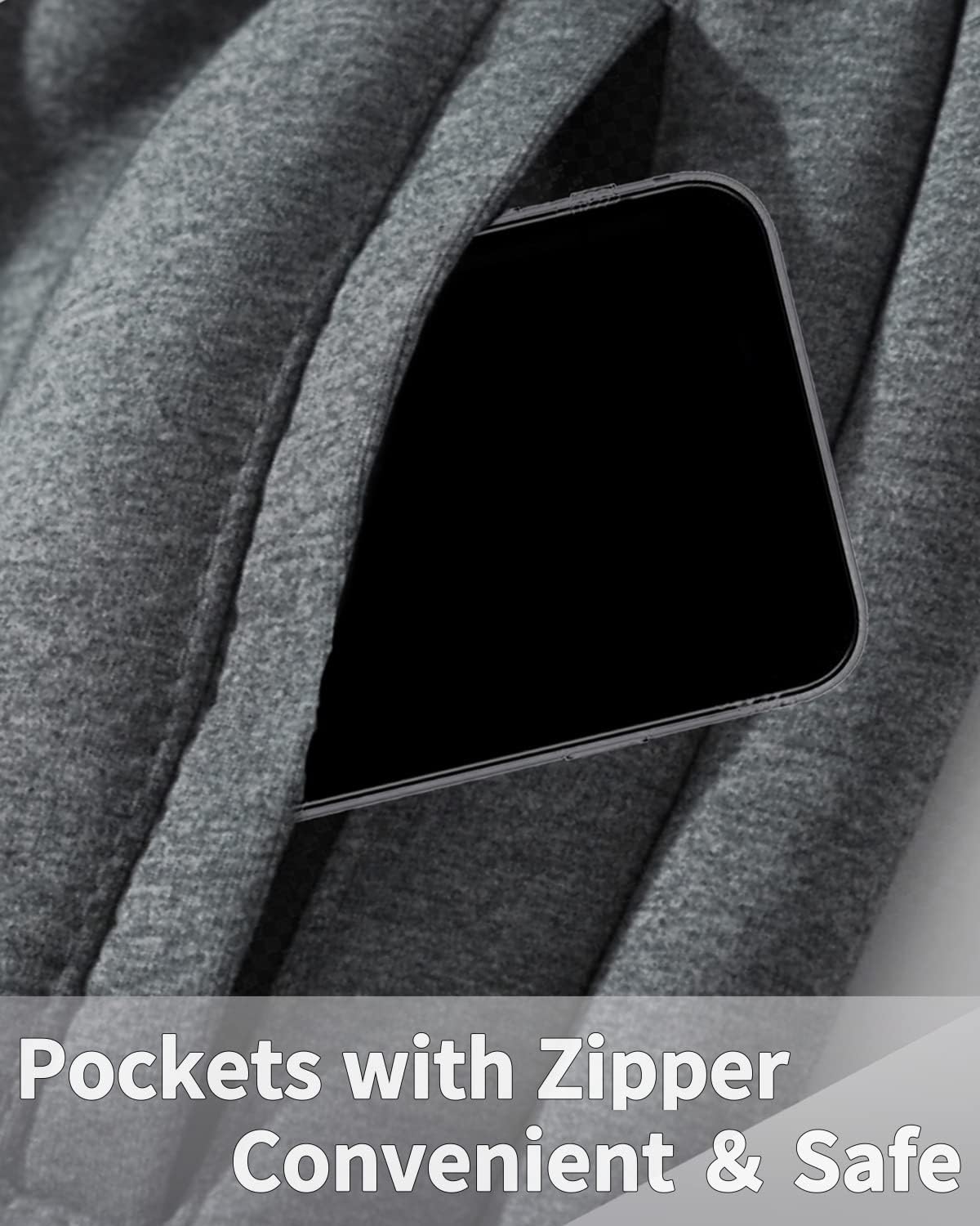 Heren gevoerde wintersweatpants