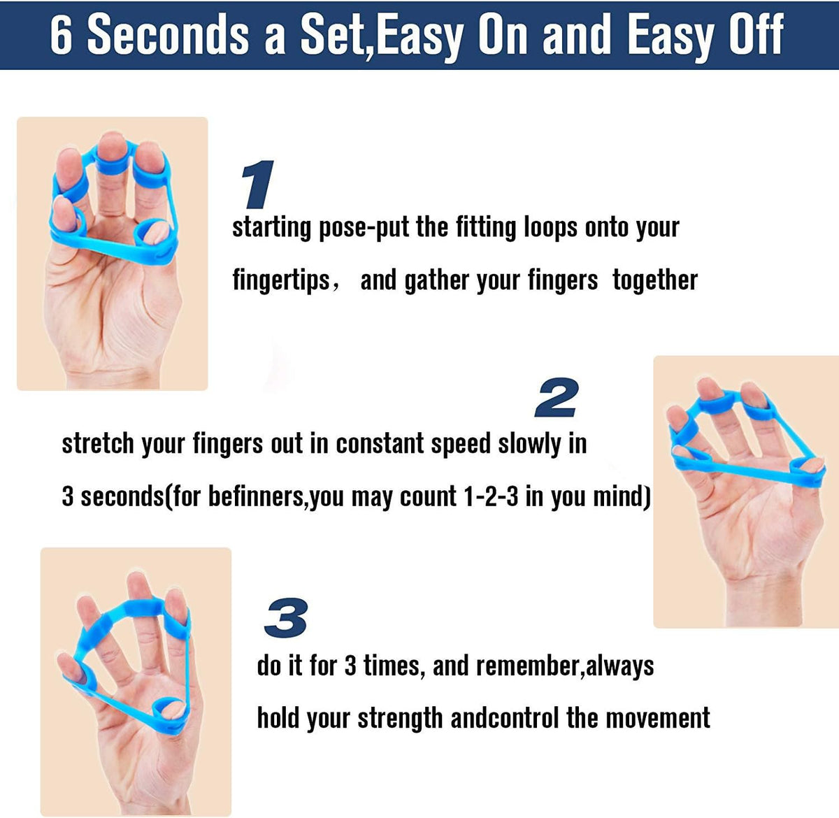 Set van 6 handtrainers