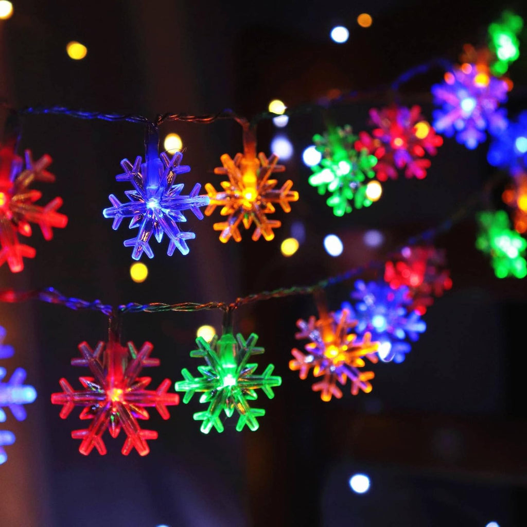 Sneeuwvlok LED lichtslinger (6 m)