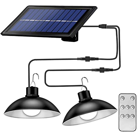 Draadloze solar LED lampenset met afstandsbediening