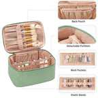 Reisvriendelijke make-up organizer, uitgerust met verdelers