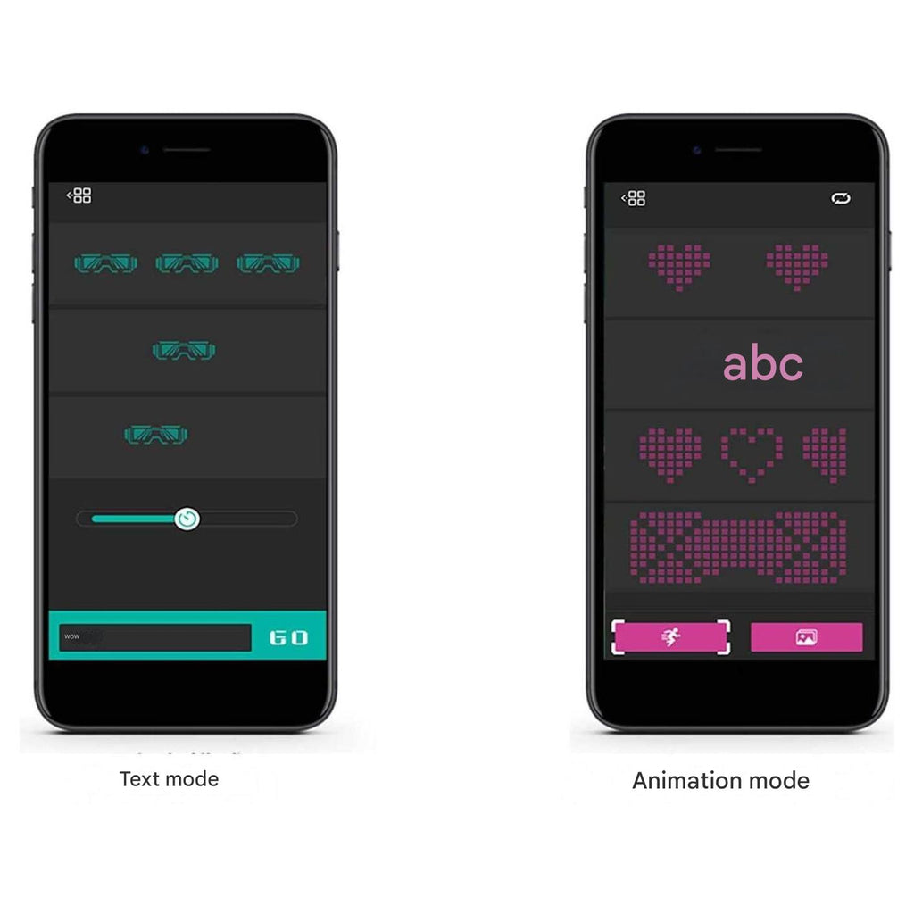 App-Programmeerbare LED feestbril