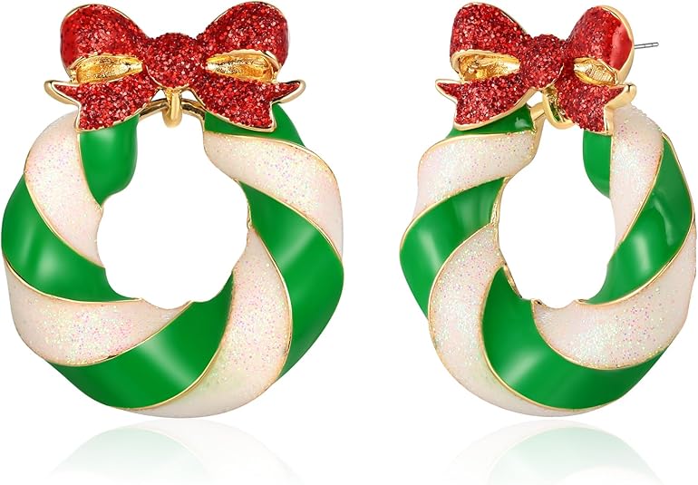 Kerst oorbellen