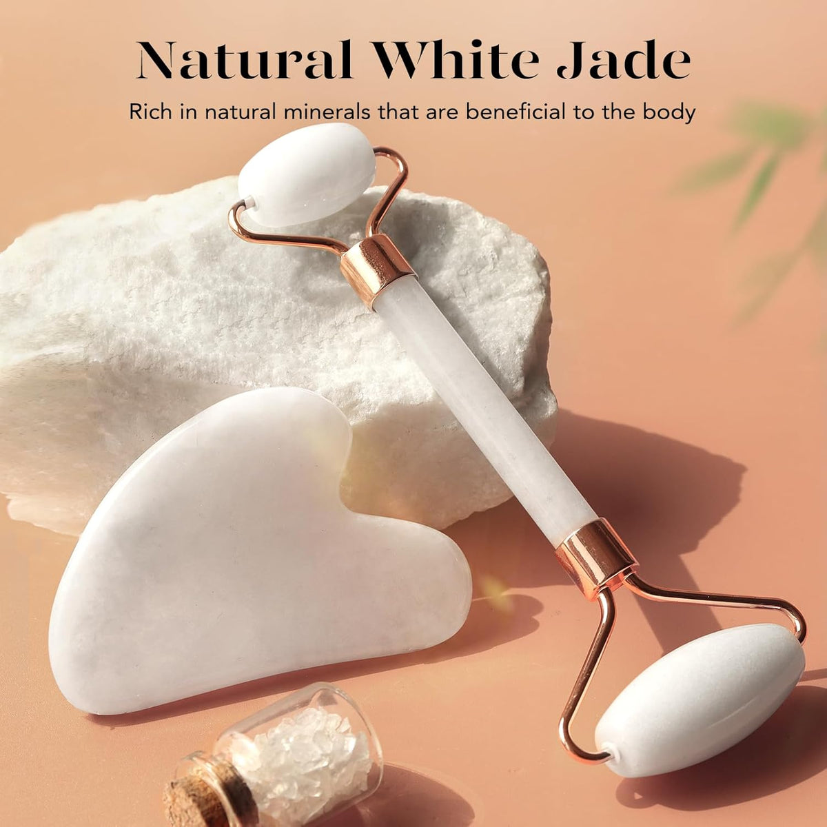 Gua-sha- en jaderollerset Instant Glow