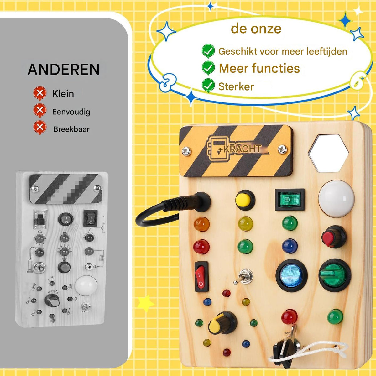 Interactief montessori bord voor peuters