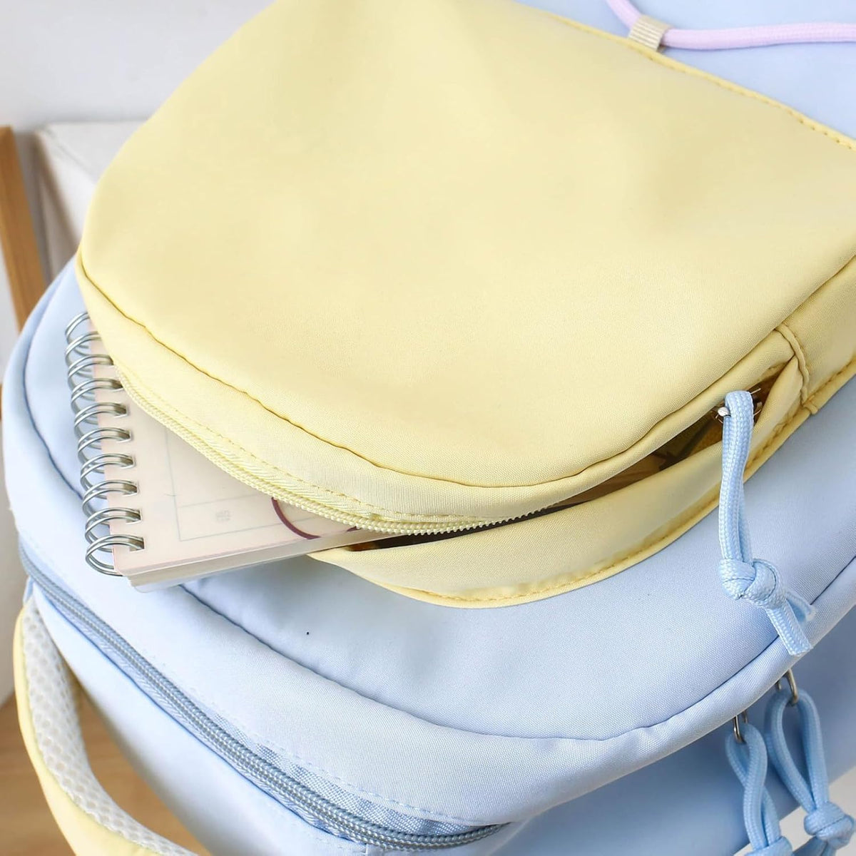 Schooltas set – grote capaciteit studentenrugzak met pennenhouder & tassen