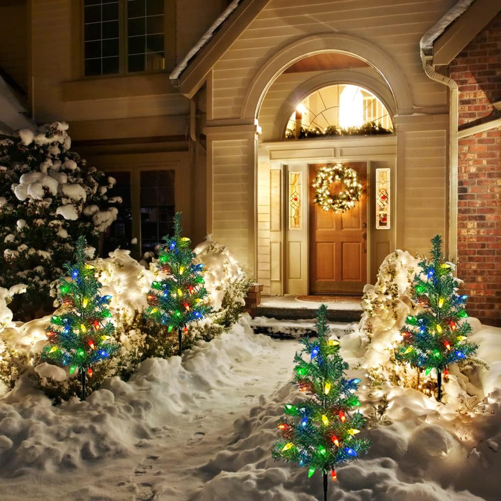 Solar kerstboom padverlichting