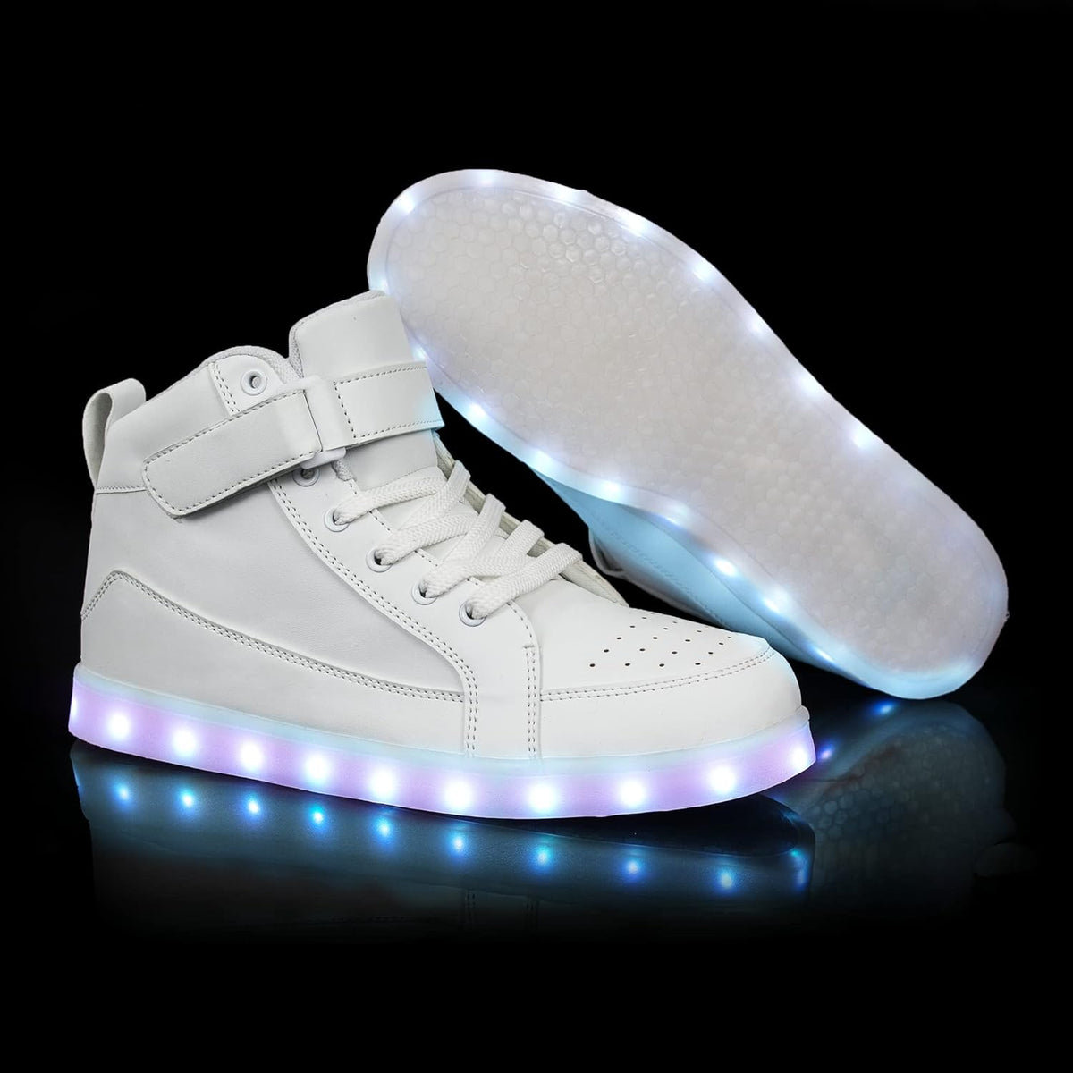 LED sneakers met oplaadbare verlichting