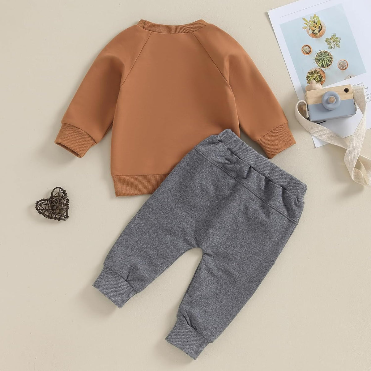 Baby jogger set winter – contrast sweatshirt en broek