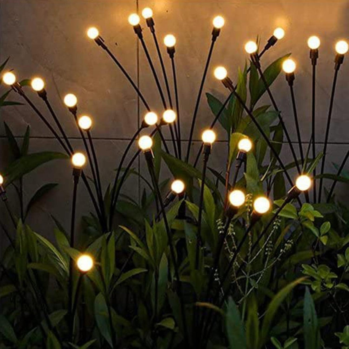 Zwevende solar tuinlampen met vuurvliegeffect