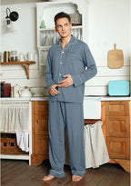 Katoenen heren pyjama
