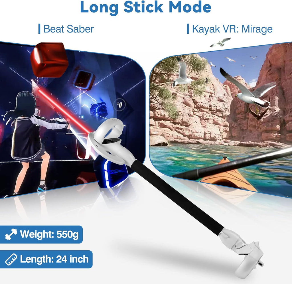 VR-controllerverlenghandgrepen voor meta quest 2