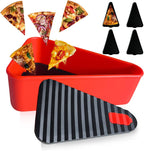 Herbruikbare pizza-opslagcontainer met 2 schalen