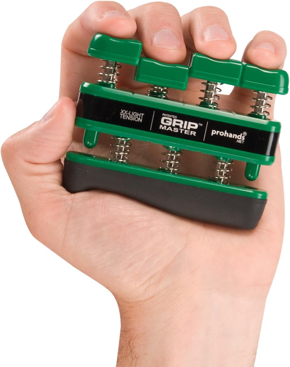 Handgripversterker met veermechanisme