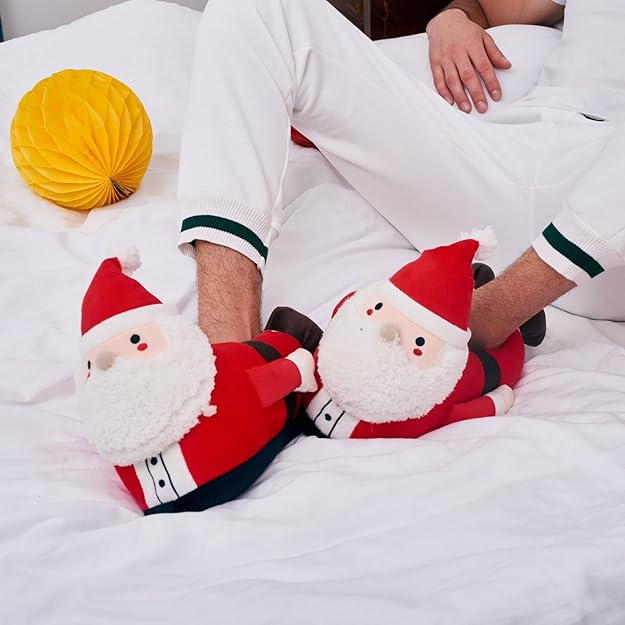Warme kerstman sloffen — afbeelding 5