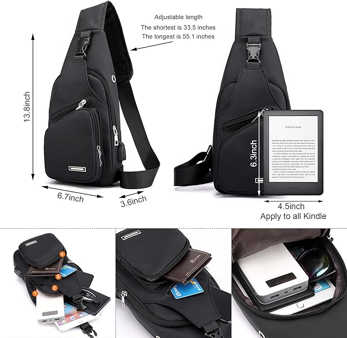 Multifunctionele sling bag