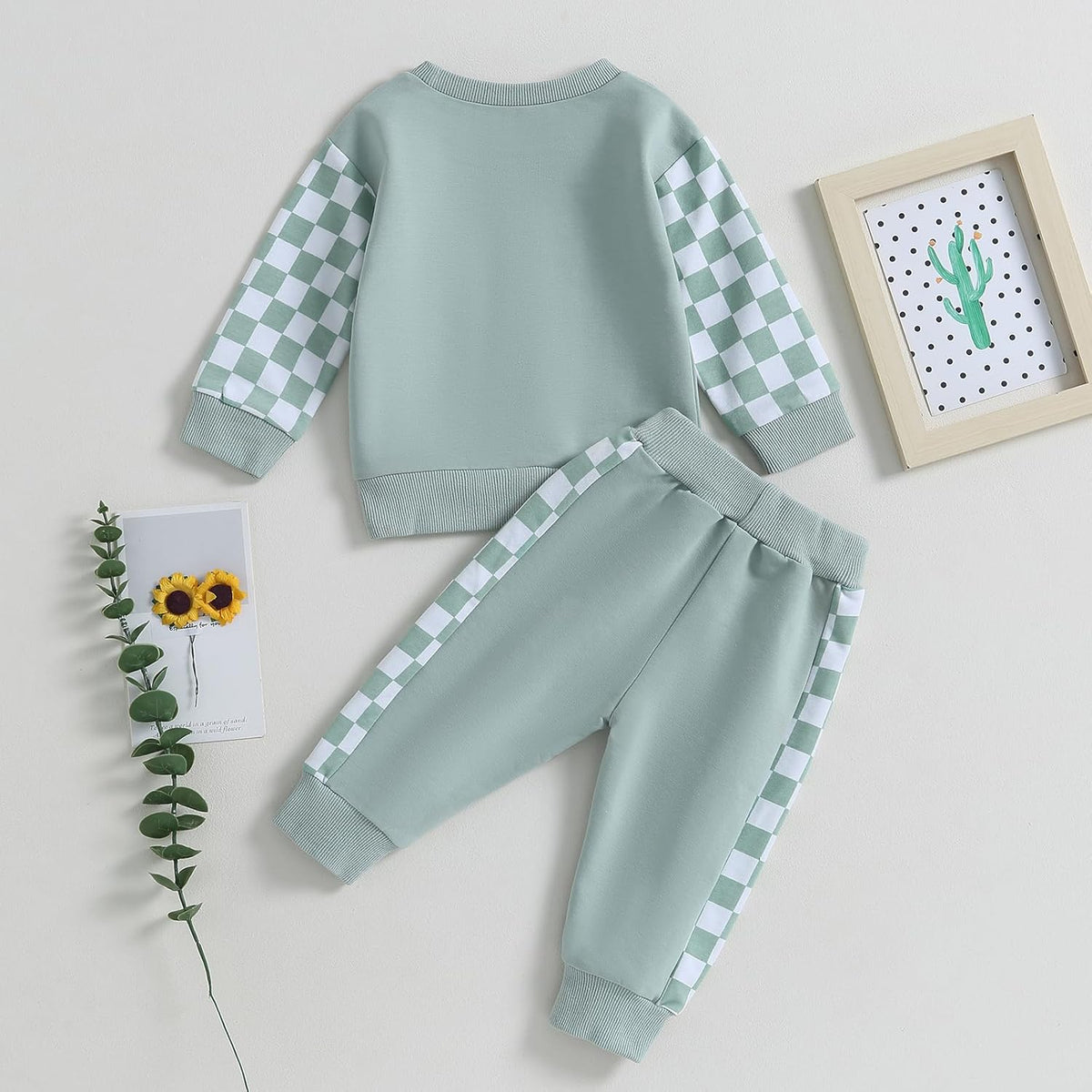 Baby jogger set winter – contrast sweatshirt en broek