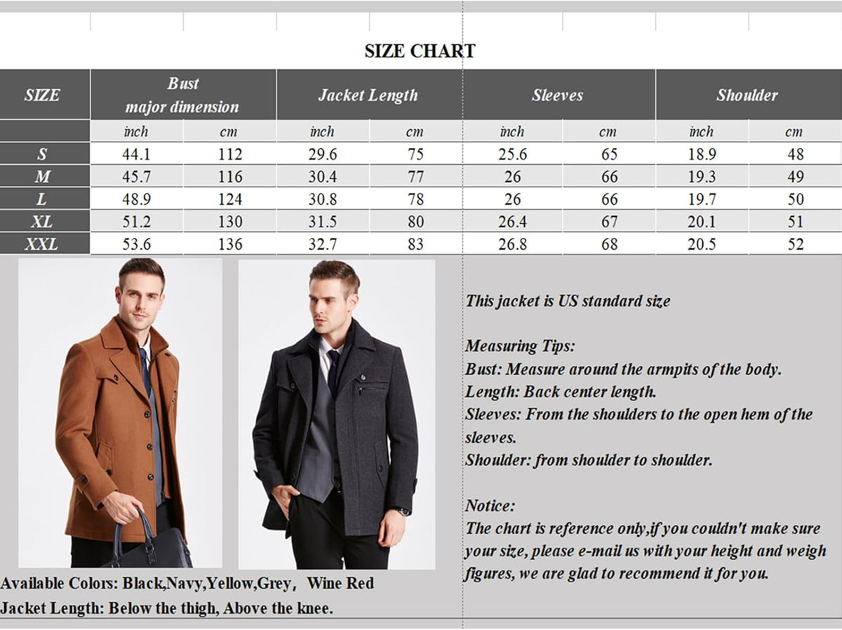 Heren winterblazer