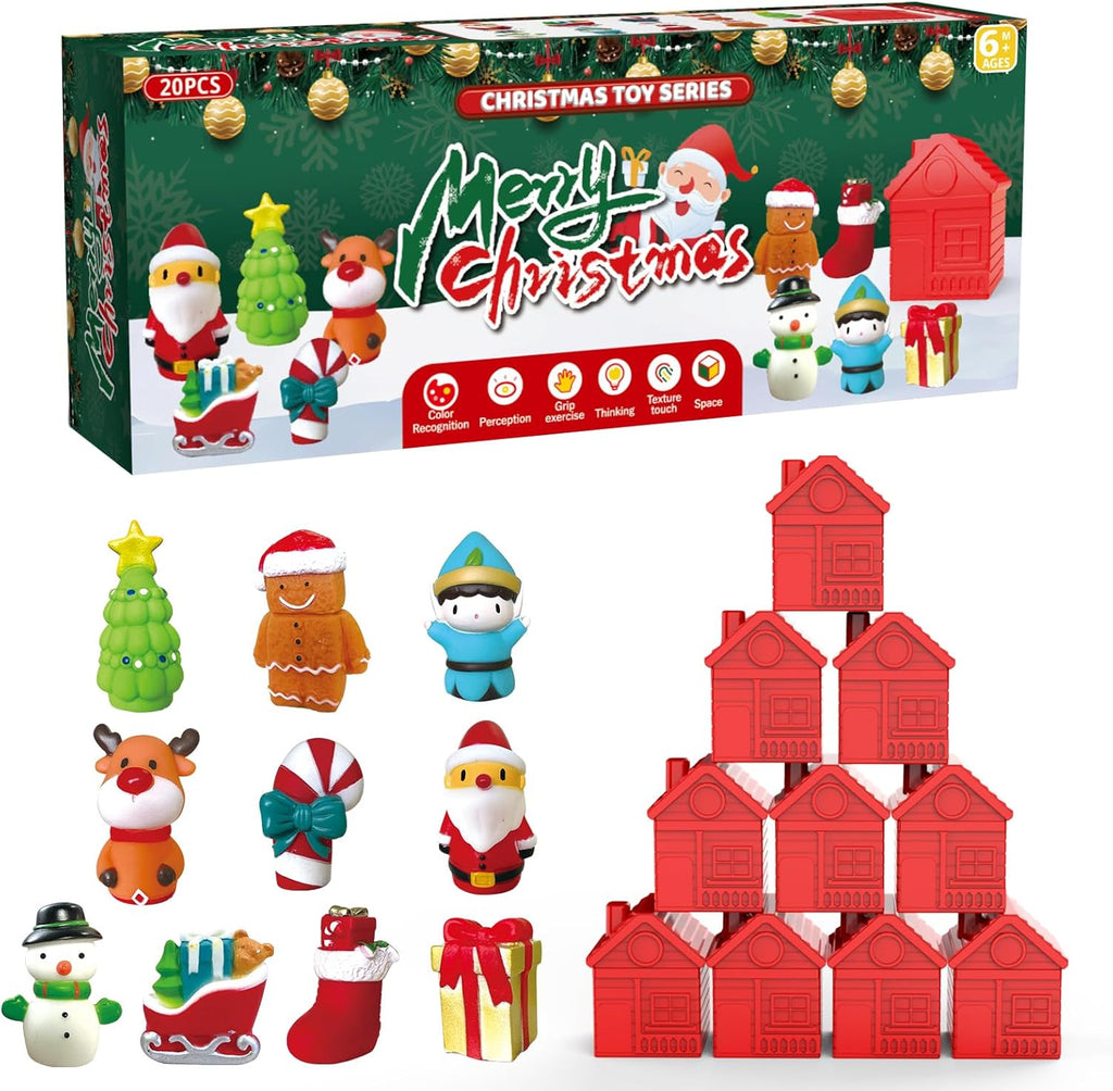 Kerst vingerpoppen set