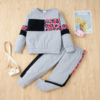 Warme baby sweater set voor meisjes