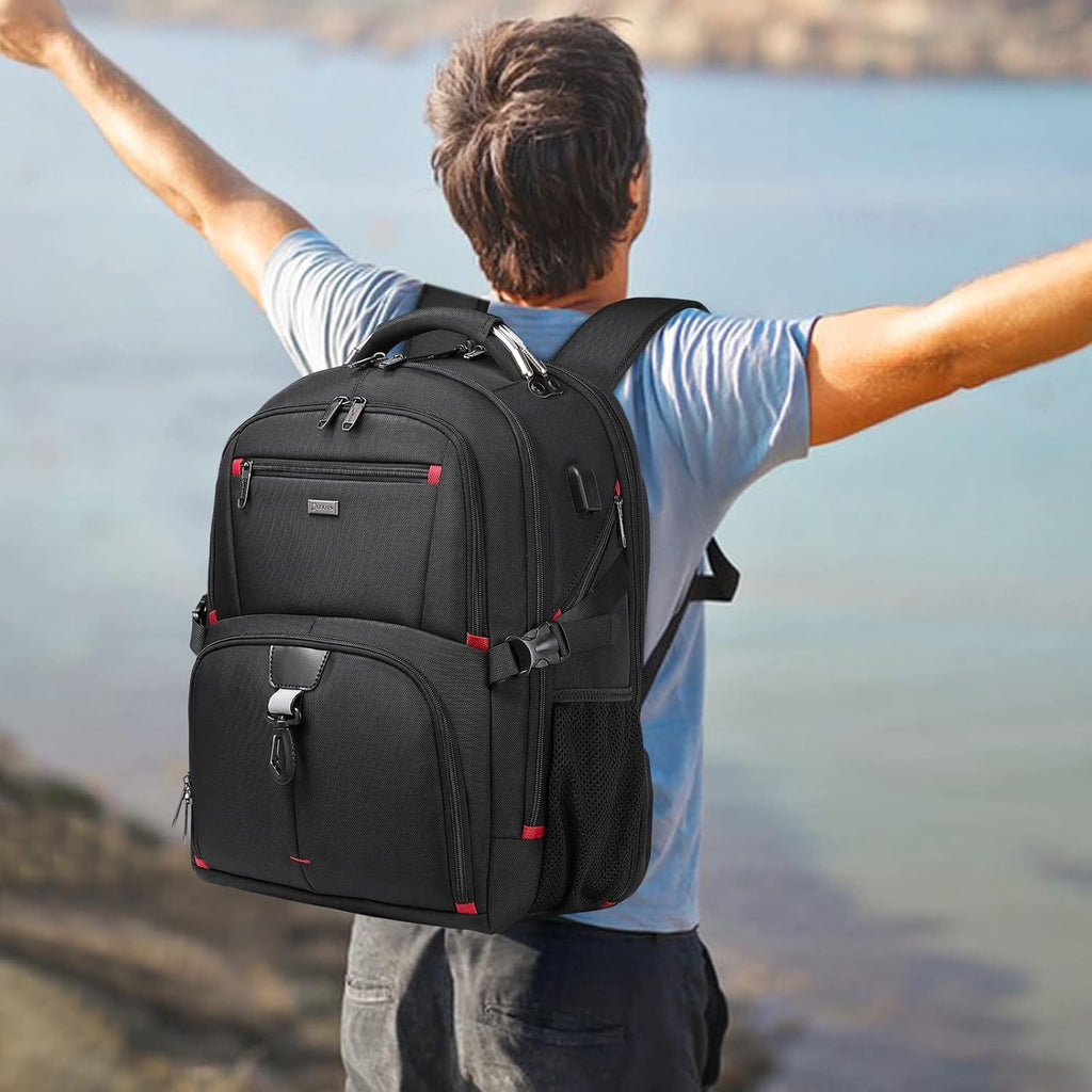 50L extra grote reis laptoprugzak met USB-poort