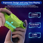 Draadloze switch-controller met hall effect joysticks en turbo-functie